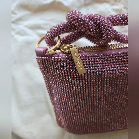 Cult Gaia Hera Nano Shoulder Bag in Shell Pink